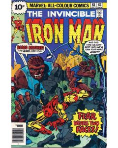 Iron Man (1968) #  88 UK Price (5.0-VGF) Thanos cameo, Blood Brothers
