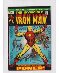 Iron Man (1968) #  47 UK Price (4.5-VG+) (2247919) Origin retold