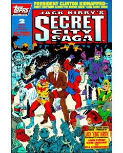 Jack Kirby s Secret City Saga (1993) #   2 Polybagged with cards (8.0-VF) Ditko cover