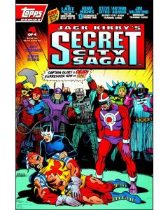 Jack Kirby s Secret City Saga (1993) #   4 Polybagged with cards (9.0-NM) Ditko cover