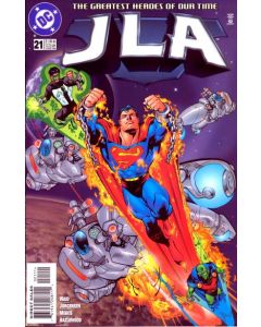 JLA (1997) #  21 Tag on Back (6.0-FN)