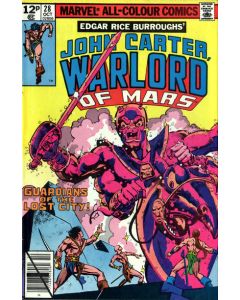 John Carter Warlord of Mars (1977) #  28 UK Price (8.0-VF) FINAL ISSUE