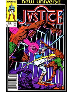 Justice (1986) #   2 Newsstand (7.0-FVF)