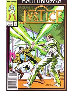 Justice (1986) #   4 Newsstand (8.0-VF)