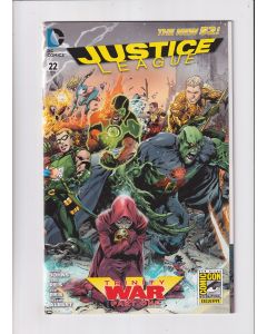 Justice League (2011) #  22 SDCC (9.2-NM) (2035769) Trinity War Pt. 1