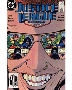 Justice League America (1987) #  30 (6.0-FN) Teenage Biker Mega-Death