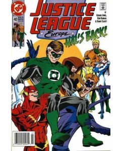 Justice League Europe (1989) #  40 (7.0-FVF) Hal Jordan (GL) joins the team