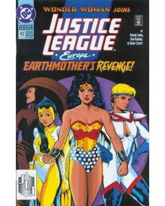 Justice League Europe (1989) #  42 (8.0-VF) Wonder Woman joins the team