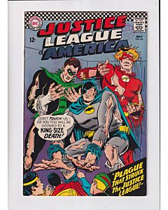 Justice League of America (1960) #  44 (5.0-VGF) (197823) Lower staple detached from centerfold