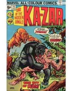 Ka-Zar (1974) #  10 UK Price (5.0-VGF)