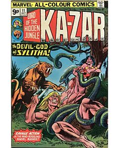 Ka-Zar (1974) #  11 UK Price (5.0-VGF)