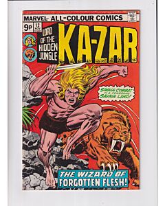 Ka-Zar (1974) #  12 UK Price (7.0-FVF)