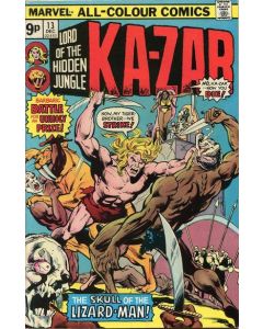 Ka-Zar (1974) #  13 UK Price (7.0-FVF)