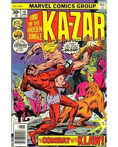 Ka-Zar (1974) #  16 (5.0-VGF) Klaw