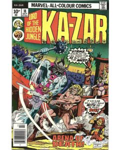 Ka-Zar (1974) #  18 UK Price (6.0-FN)