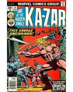 Ka-Zar (1974) #  19 (5.0-VGF)