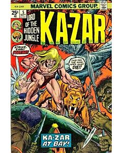 Ka-Zar (1974) #   5 (2.0-GD) Value stamp cut