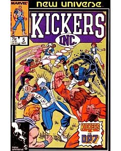 Kickers Inc (1986) #   5 (8.0-VF) D.P.7 Saviuk Cover