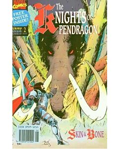 Knights of Pendragon (1990) #   2 (5.0-VGF) Price tag on Cover