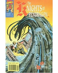 Knights of Pendragon (1990) #   3 (5.0-VGF) Price tag on Cover