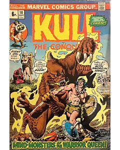 Kull The Conqueror (1971) #  10 UK Price (5.0-VGF) Rust migration, Cover damage