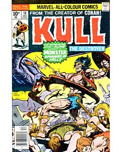 Kull the Conqueror (1971) #  18 UK Price (4.0-VG)
