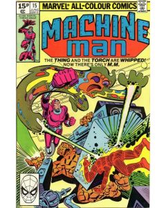 Machine Man (1978) #  15 UK Price (5.0-VGF) Human Torch, Thing