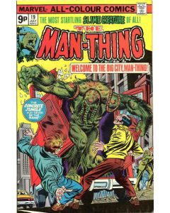 Man-Thing (1974) #  19 UK Price (5.0-VGF)