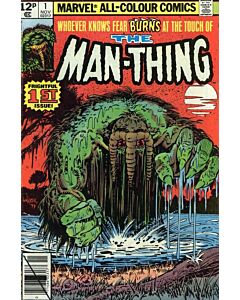 Man-Thing (1979) #   1 UK Price (5.0-VGF)