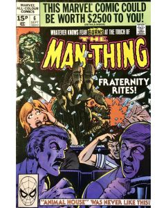 Man-Thing (1979) #   6 UK Price (7.0-FVF)