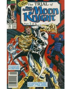 Marc Spector Moon Knight (1989) #  15 Newsstand (7.0-FVF) Silver Sable, Sandman
