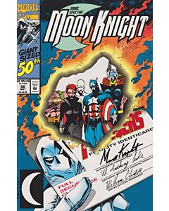Marc Spector Moon Knight (1989) #  50 (6.0-FN) Avengers Price tag on cover
