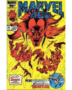 Marvel Age (1983) #  45 (5.0-VGF) Small hole in spine