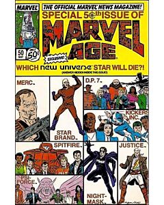 Marvel Age (1983) #  50 (6.0-FN) New Universe, Pen marks on both covers