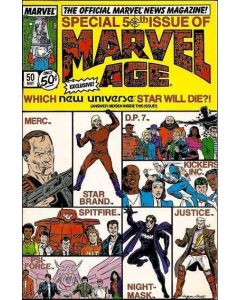 Marvel Age (1983) #  50 (6.0-FN) New Universe, Pen marks on both covers