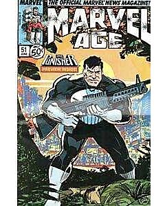 Marvel Age (1983) #  51 (9.0-VFNM) Punisher preview