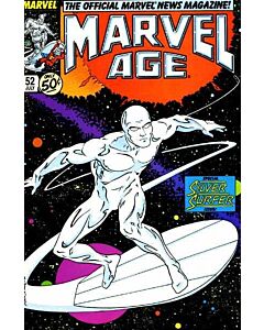Marvel Age (1983) #  52 (5.0-VGF) History of Silver Surfer