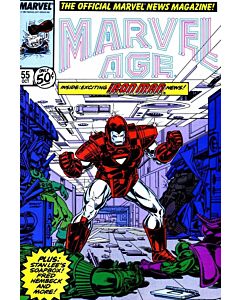 Marvel Age (1983) #  55 (8.0-VF) Iron Man