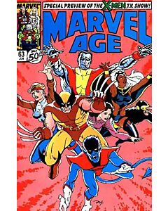 Marvel Age (1983) #  63 (9.0-VFNM) X-Men Animated Series