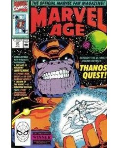 Marvel Age (1983) #  91 (7.0-FVF) Thanos