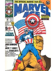 Marvel Age (1983) #  95 (8.0-VF) Captain America's 50th Anniversary