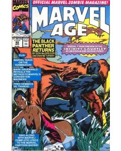 Marvel Age (1983) #  99 (8.0-VF) Infinity Gauntlet Preview, Black Panther