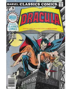Marvel Classics Comics (1976) #   9 UK Price (6.0-FN) Dracula, Spine split