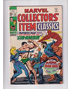 Marvel Collectors Item Classics (1966) #  19 (4.0-VG) (1933936) 1" Spine split