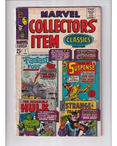 Marvel Collectors Item Classics (1966) #   7 (3.0-GVG) Price tag on cover