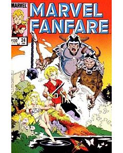 Marvel Fanfare (1982) #  24 (5.0-VGF) Carol Danvers, cover tear