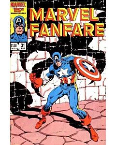 Marvel Fanfare (1982) #  31 (4.0-VG) Captain America, Tape along entire spine