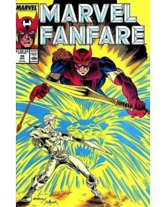 Marvel Fanfare (1982) #  39 (8.0-VF) Hawkeye, Moon Knight