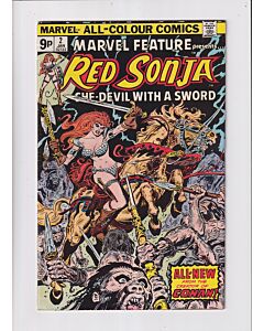 Marvel Feature (1975) #   2 UK Price (7.0-FVF) (1934445) Red Sonja