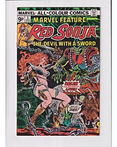 Marvel Feature (1975) #   3 UK Price (7.0-FVF) (1934544) Red Sonja